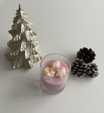 Pepperkake rosa duftlys