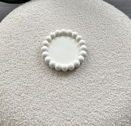 Rundt boblefat beige /S