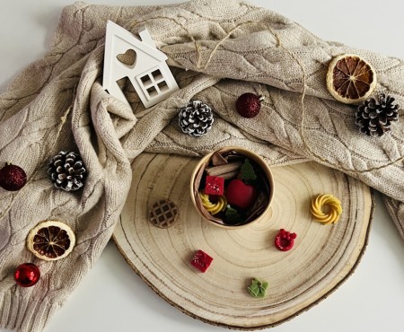 Bakt eplekake duftvoks